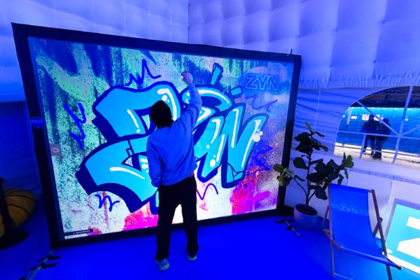 Zyn graffiti wall in Verbier and Andermatt